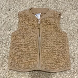 Carter's Warm Tan Sherpa Vest for Kids
